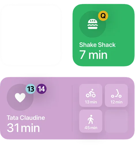 Widget multimodal